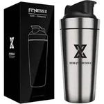 X SIM FITNESSX Shaker Edelstahl 700ml Sport Fitness Yoga Gym Shaker Bottle Mixer