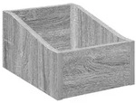 vidaXL LP Plattenbox Sonoma-Grau 23 x 33 x 16 cm Holzwerkstoff