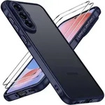 H&uuml;lle A56 5G Schutzglas 2er Sto&szlig;fest Samsung Galaxy A56 5G Blau