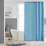 Furlinic Duschvorhang 120x180 Textil Badvorhang aus Polyester Stoff...