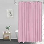 Duschvorhang 180x220 cm wasserdicht Rosa H220 x B180 cm (1er Pack)