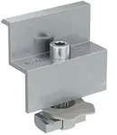 Endklemme vormontiert PM F 40 AL - Aluminium - grau - Moduldicke 40 mm - VE 10...