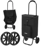 VEVOR Einkaufstrolley Faltbarer Einkaufswagen mit 35kg Tragkraft Schwarz, 27L