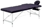 vidaXL Massageliege Klappbar 3-Zonen mit Aluminiumgestell Lila