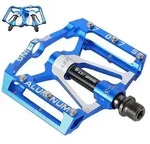 ENJOHOS CNC Alu Pedale Silbrig,3 Dichtlager,rutschfest,9/16 Zoll MTB,E-Bike |...