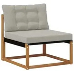 vidaXL Outdoor Mittelsofa Massivholz Akazie Natur