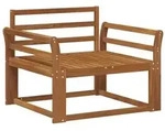 vidaXL Outdoor Mittelsofa Natur
