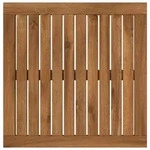 vidaXL Tischplatte 48,5 x 49 x 2 cm Rechtwinklig Massives Akazienholz