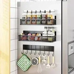 Gew&uuml;rzregal magnetisch K&uuml;hlschrank 8 Haken Veranstalter 3 PACK