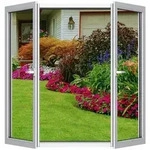 Fliegengitter Fenster 2er Set 180x150cm Schwarz Zuschneidbar Klemmmontage