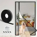 fowong Magnet Fliegengitter 110x220cm Rei&szlig;fest mit Seiten&ouml;ffnung