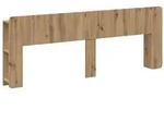 vidaXL Kopfteil Schrank mit Speicher Artisan-Eiche Holzwerkstoff
