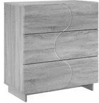 vidaXL Sideboard Sonoma-Grau 70 x 38 x 75 cm Holzwerkstoff