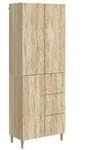 vidaXL 2 pcs Sonoma-Eiche