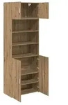 vidaXL Aufbewahrungsschrank Artisan-Eiche 80 x 42,5 x 225 cm