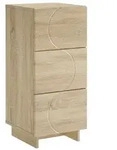 vidaXL Sideboard Sonoma-Eiche 33.5 x 34.5 x 75 cm Holzwerkstoff