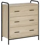 vidaXL Sideboard Sonoma-Eiche 97 x 33 x 81 cm Holzwerkstoff