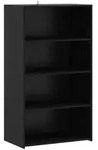 vidaXL Highboard Schwarz Eichen-Optik 70 x 41 x 124 cm Holzwerkstoff