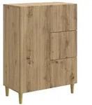 vidaXL Sideboard Artisan-Eiche 66 x 34,5 x 90 cm Holzwerkstoff