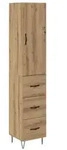 vidaXL Highboard Artisan-Eiche 34,5 x 34 x 90 cm Holzwerkstoff