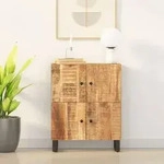 vidaXL Sideboard mit 4 T&uuml;ren 60x33x75 cm Massivholz Mango