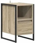 vidaXL Nachttisch Sonoma 39,5 x 30 x 50 cm Holzwerkstoff