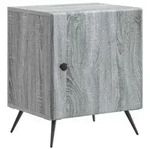 vidaXL Nachttisch Graues Sonoma 43 x 34,5 x 50 cm Holzwerkstoff