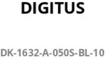 DIGITUS CAT 6A F-FTP Slim Patchkabel, 5 m, Schwarz, 10 St&uuml;ck