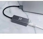 XtremeMac XWH-AAE-13, USB Typ-A, RJ-45, M&auml;nnlich, Silber, 1 Gbit/s, 1 St&uuml;ck(e)