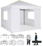 COBIZI Faltpavillon 3x3 m mit 4 Seitenteilen &ndash; 100% Wasserdicht, UV 50+,...