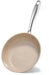 KOKHUB Bratpfanne 20cm Keramik Antihaft Induktion Khaki