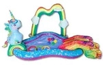 Happy People 77462 - Playcenter - Einhorn mit Rutsche (254x198x145cm)...