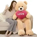MorisMos 183cm riesen teddys mit Herz- i Love You, gro&szlig;er teddyb&auml;r XXL...