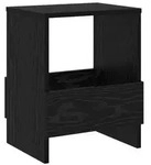 vidaXL Magazinregal Schwarz Eichen-Optik 35 x 30 x 45 cm