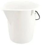 Eimer weiss 25 l mit Ausgie&szlig;t&uuml;lle - ohne Deckel