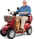 VEVOR Elektromobil mit 4 R&auml;dern, Mobilit&auml;tsroller 227 kg Tragkraft,...