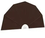 vidaXL Balkon Sichtschutz &Oslash; 320 cm Polyester Braun