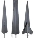 Sonnenschirmh&uuml;lle Rei&szlig;verschluss 2 3 m Winddicht 190x25 50cm 190-grau
