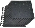 VEVOR 24 x Puzzlematte Bodenschutzmatte 610 x 610 x 10 mm, Hochdichte