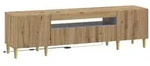 vidaXL LED-TV-Schrank Artisan-Eiche Holzwerkstoff