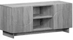 vidaXL TV-St&auml;nder 90 x 34,5 x 40 cm Sonoma-Grau Holzwerkstoff