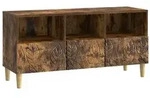 vidaXL TV-Schr&auml;nk 102 x 34,5 x 50 cm Ger&auml;ucherte Eiche Holzwerkstoff
