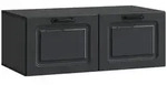 vidaXL Wandmontierter TV-Schrank Schwarz 78,5 x 41 x 30 cm