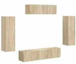 vidaXL TV-Schr&auml;nk 5 pcs Sonoma-Eiche