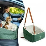 Hunde Autositz mit Memory-Schaum, Gr&uuml;n