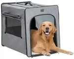 Petsfit Hundetransportbox, mit 3 cm dicken Pl&uuml;schmatte, tragbare Transportbox...