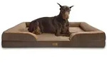 Hundebett orthop&auml;disches Hundesofa L 134 x B 106 x H 20 cm Braun