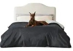 Hundedecke wasserdicht waschbar XXXXL (274x218cm) Dunkelgrau
