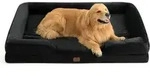 Hundebett orthop&auml;disches 134x106cm L 134 x B 106 x H 20 cm Schwarz