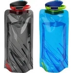 2er Set Faltbare Trinkflasche, Wiederverwendbar, Ultraleicht